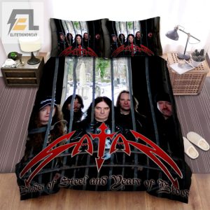 Sleep With The Devil Satan Member Photo Bedding Set elitetrendwear 1 1