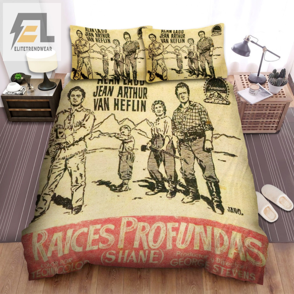 Sleep Like A Hollywood Star With Shane Alan Ladd Art Movie Poster Bedding Sets