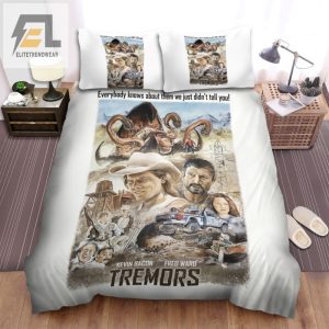 Tremors The Movie Poster Bedding Set We Kept Secret elitetrendwear 1 1