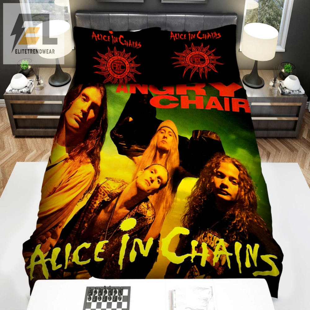 Rock Out In Bed Alice In Chains Angry Chair Bedding Set
