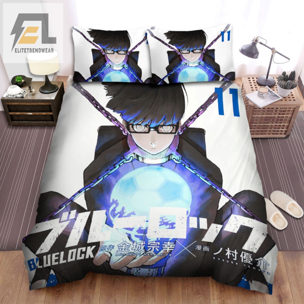 Elevate Your Bed Game With Blue Lock Ego Jinpachi Funny Art Cover Bedding Set