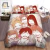 Get Your Zesty Sleep Game On With Orange Anime Abstract Bedding elitetrendwear 1