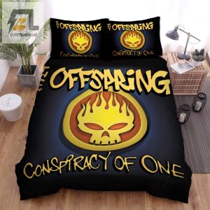 Rock Out With Offspring Bed Sheets Conspiracy Of One Comforter Set elitetrendwear 1 1