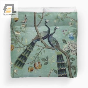 Get Your Peacock On Chinoiserie Duvet Set For A Quirky Bedroom elitetrendwear 1 1
