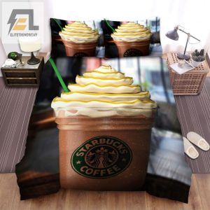 Get Cozy With A Latte Love Starbucks Pb Frapp Bedding Set elitetrendwear 1 1