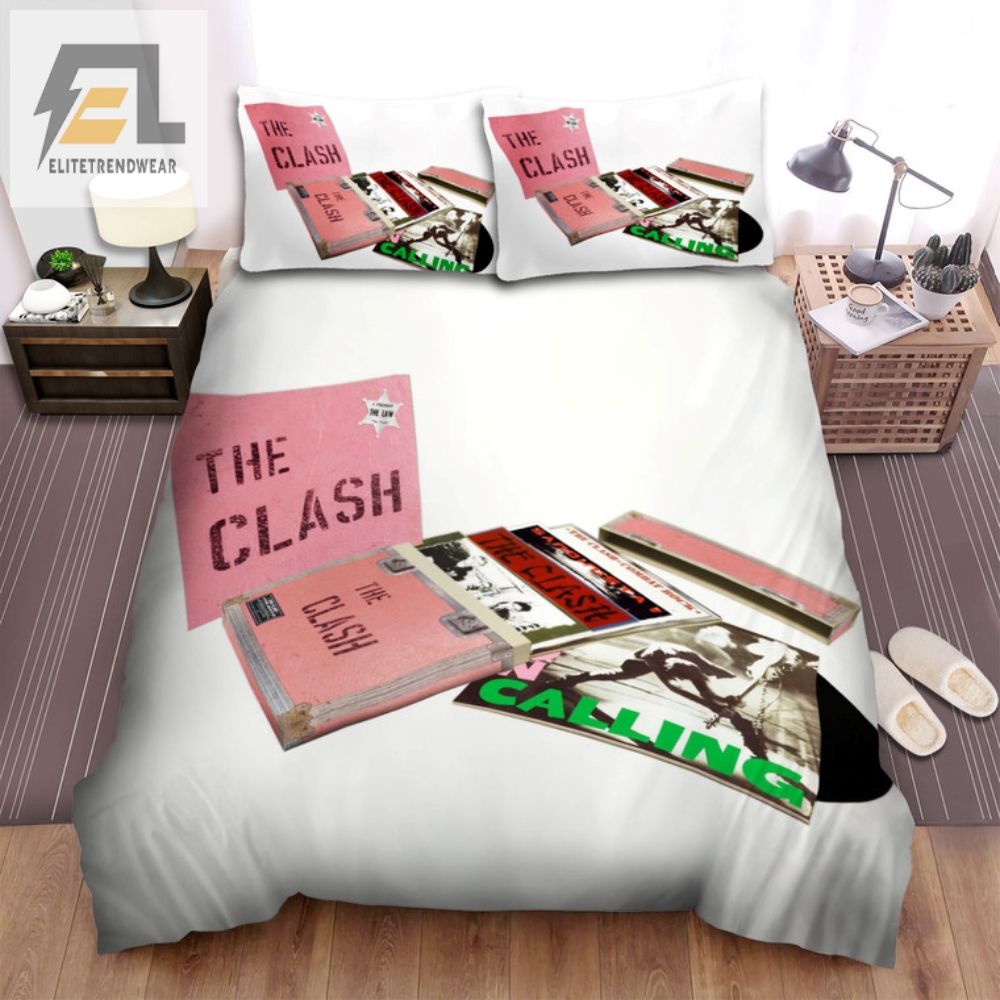 Sleep Like A Rockstar The Clash Bedding Sets elitetrendwear 1
