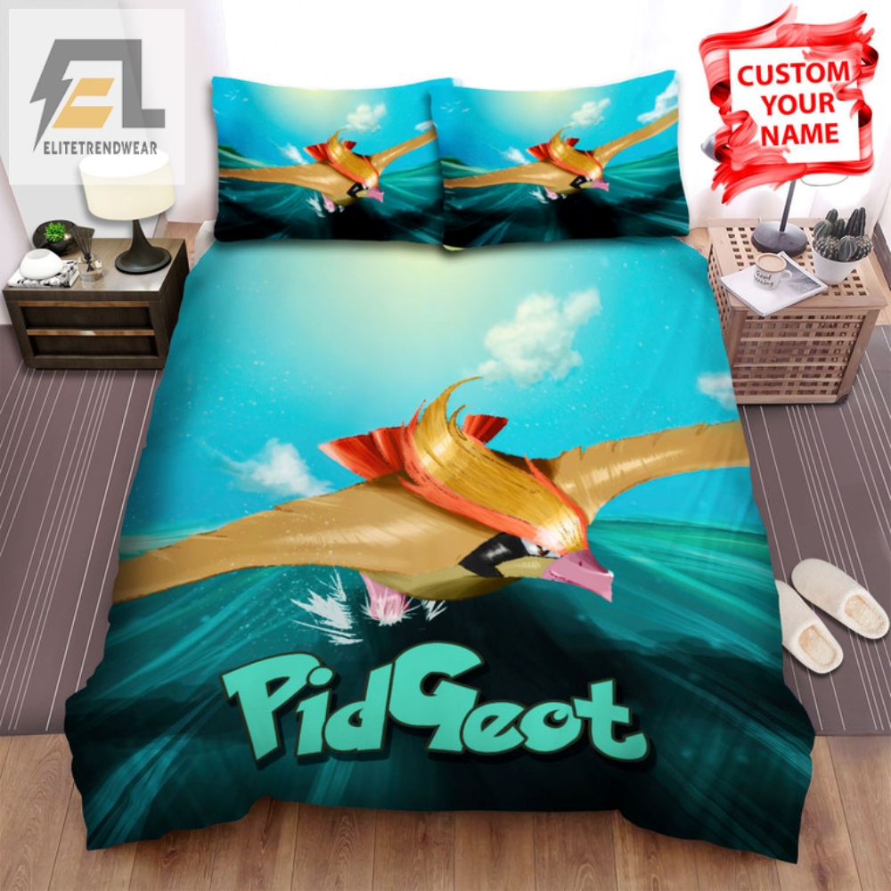 Fly Into Dreamland Pidgeot Fanart Bedding Set