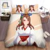 Race To Bed In Style With Umamusume Red White Kimono Bedding elitetrendwear 1