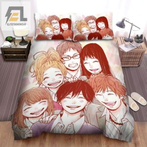 Get Your Anime Fix Orange Characters Bedding Set elitetrendwear 1 1