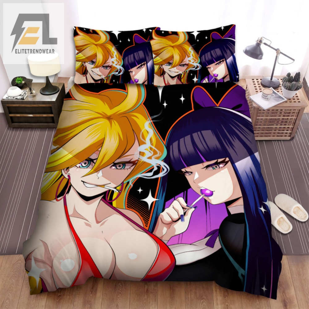 Get Lucky In Bed Panty  Stocking Sexy Illustration Bedding Set