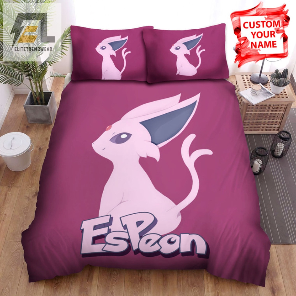 Get Psychedelic In Bed With Espeon Art Bedding