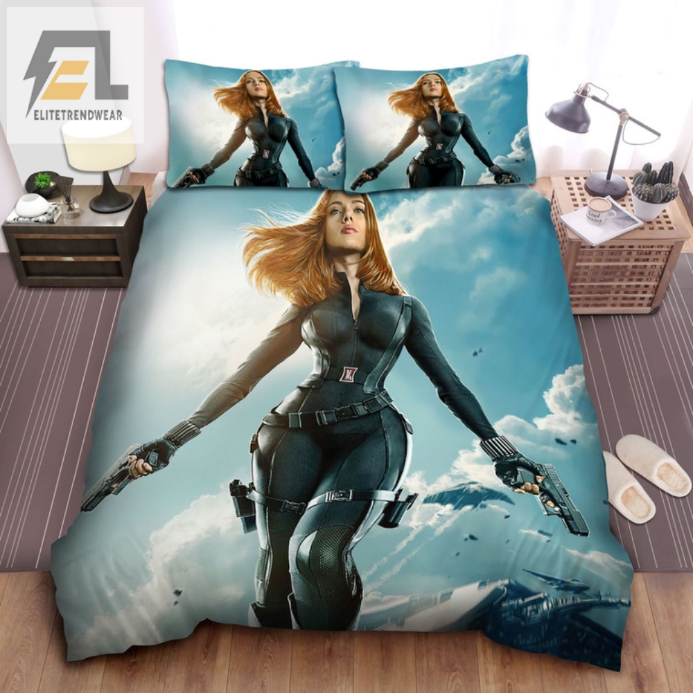 Sleep With The Avengers Black Widow  The Winter Soldier Bedding Set