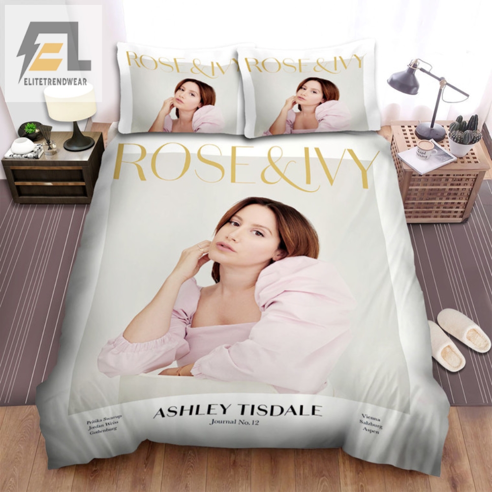 Glamorous Sheets Fit For A Star Ashley Tisdale Rose  Ivy Bedding Set