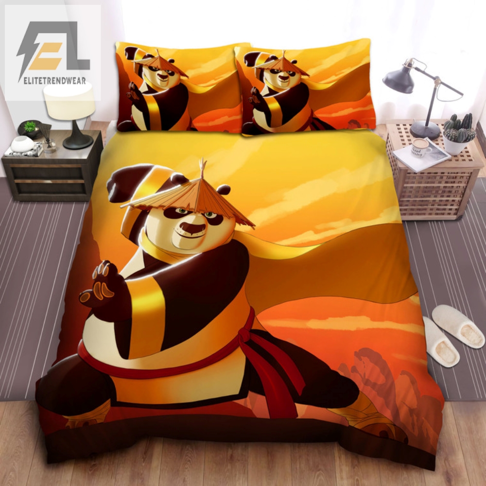 Sleep Like A Warrior Kung Fu Panda Bedding Set 