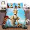 Sleep Like A Dino King Ice Age Dinosaur Teeth Bedding Set elitetrendwear 1