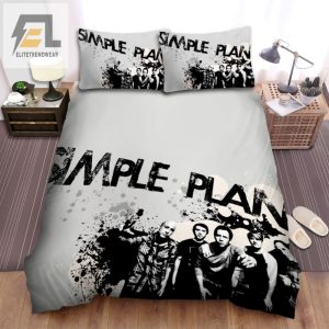 Sleep Like A Rockstar Simple Plan Themed Bedding Sets elitetrendwear 1 1