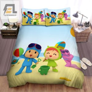 Make Waves With Pocoyo Friends Beach Bedding Set elitetrendwear 1 1