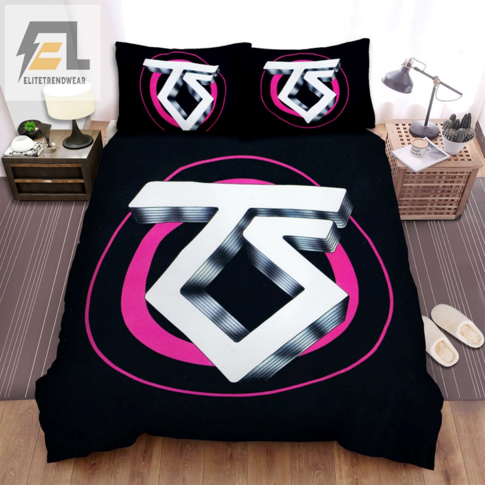 Get Twisted Logo Bed Sheets And Comforter Set For Rockin Sleep