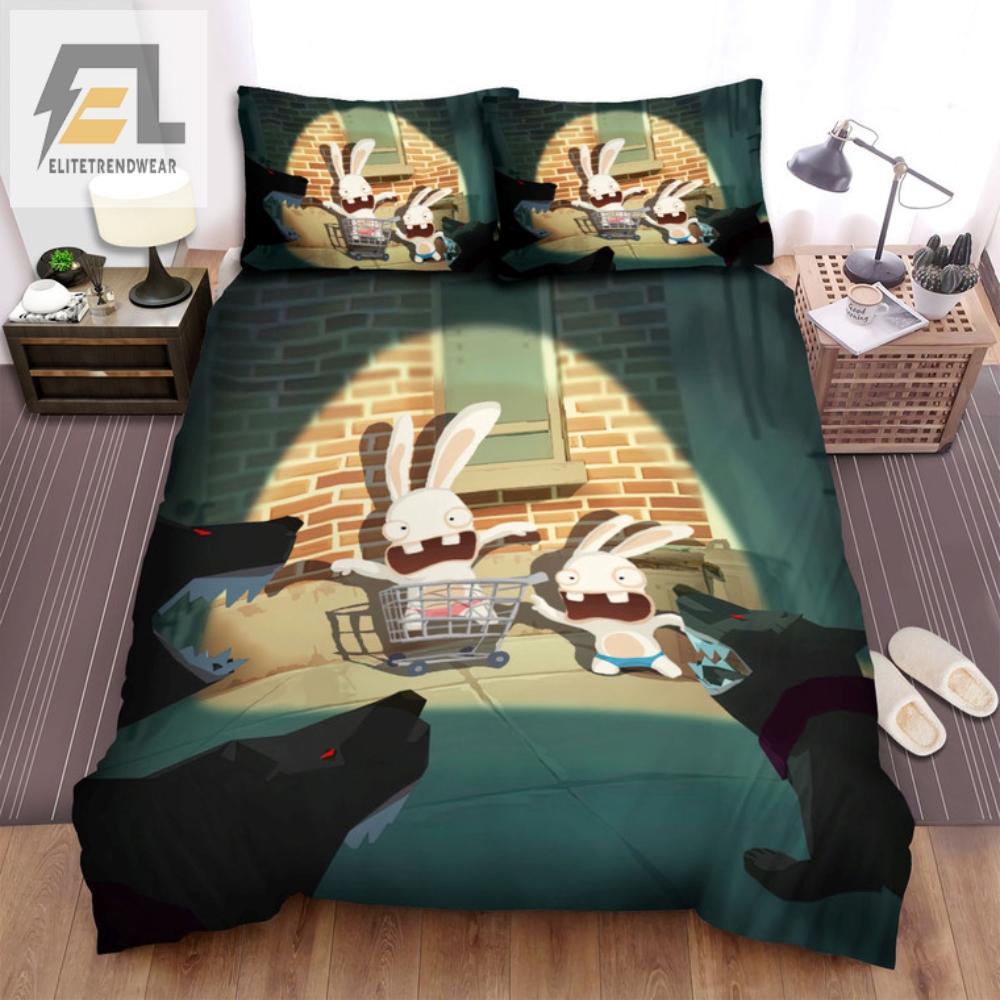 Get Rabbid With Rayman Dog Bed Sheets Set