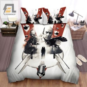 Phantasmic Bedding Shoot For Sweet Dreams With Shooting Guns Duvet Set elitetrendwear 1 1