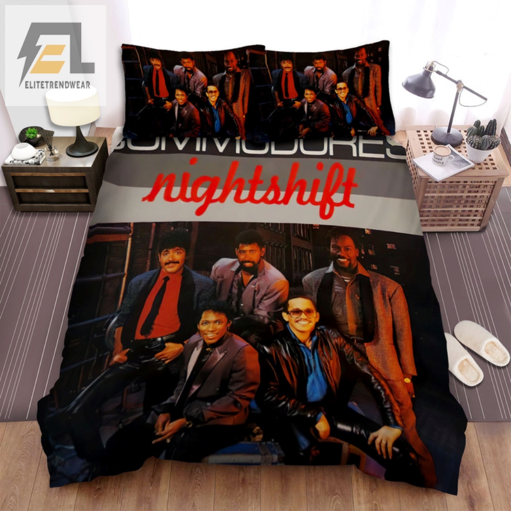 Sleep Like A Funk Legend Commodores Night Shift Bedding Set