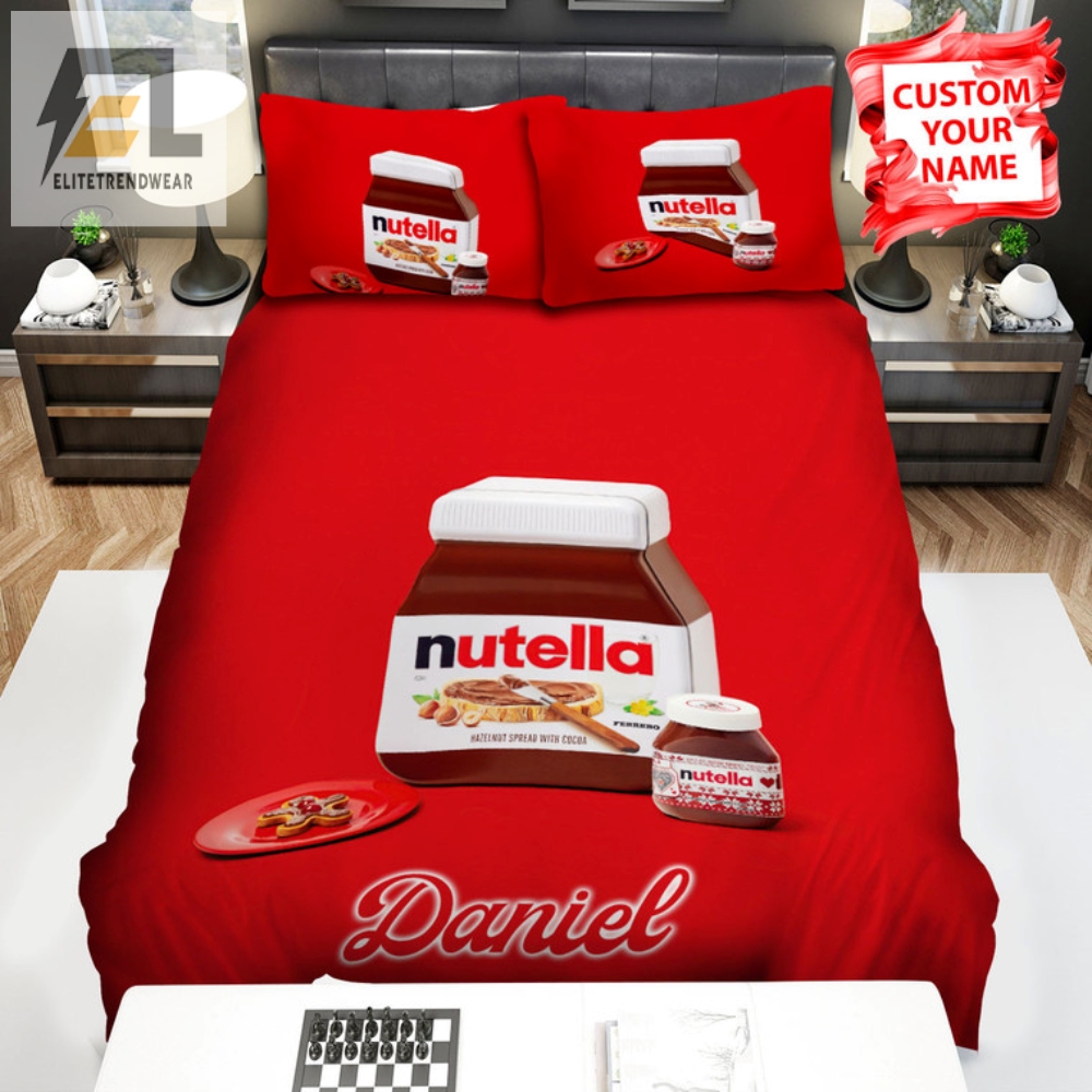 Spruce Up Your Bed With Nutellalicious Duvet Cover Set