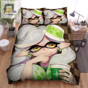 Make Your Bed Splattastic With Splatoons Pearl Coffee Bedding elitetrendwear 1 1