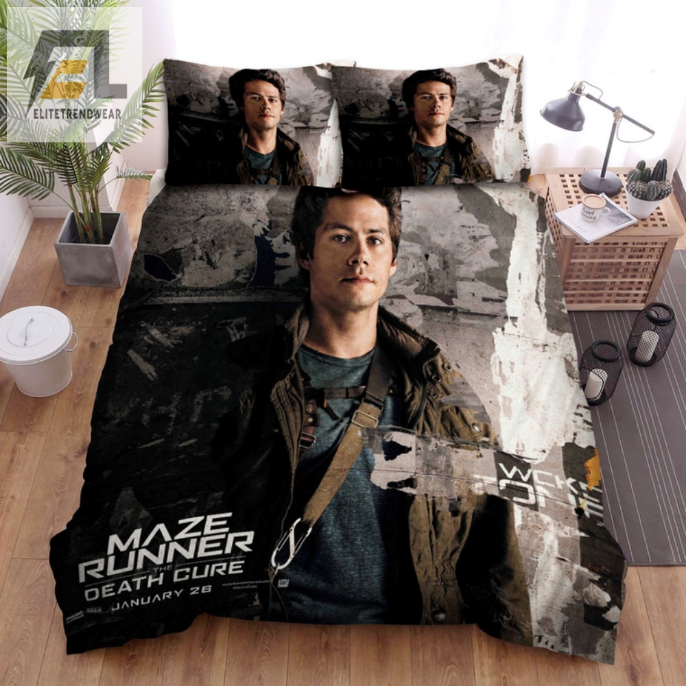 Get Lost In Comfort Maze Runner Thomas Poster Bedding Set