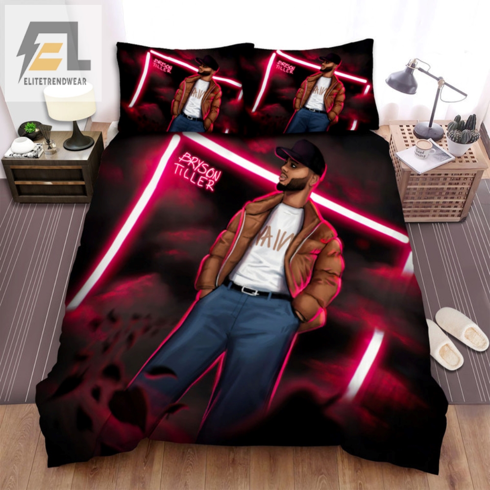 Sleep In Style Bryson Tiller Art Bedding  Cozy  Luxe