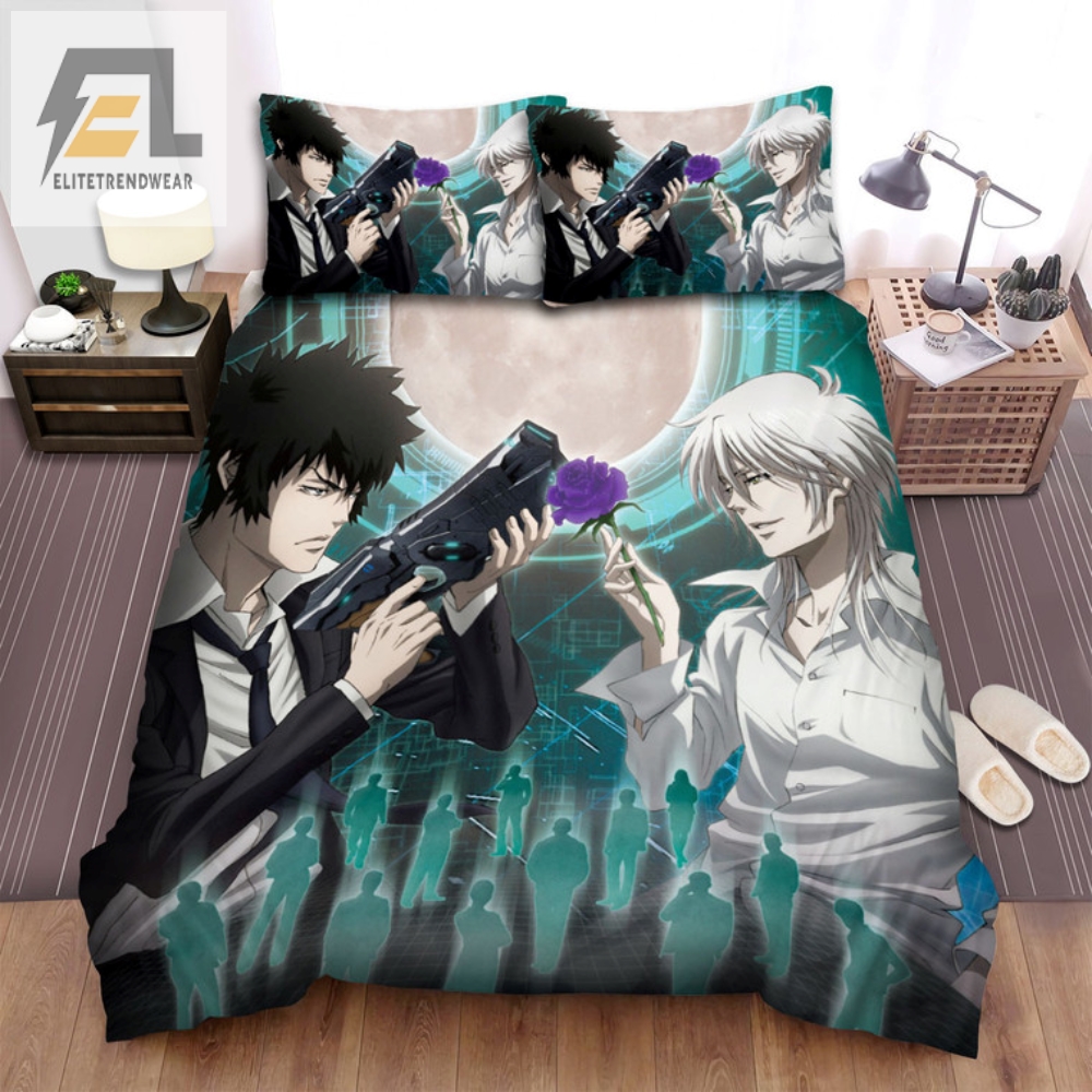 Sleep Like A Detective Psychopass Kogami Vs. Shogo Bedding Set