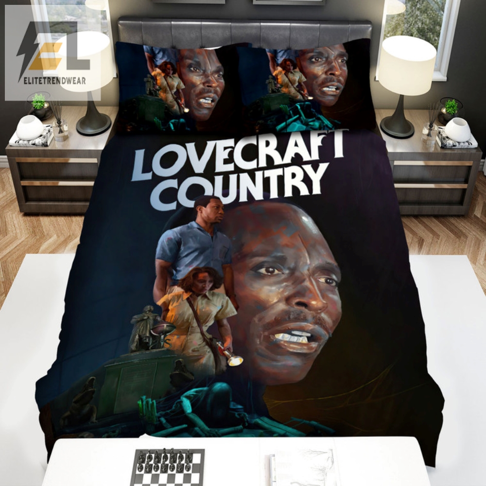Snuggle Up With Eldritch Horrors Lovecraft Country Digital Art Bedding Set