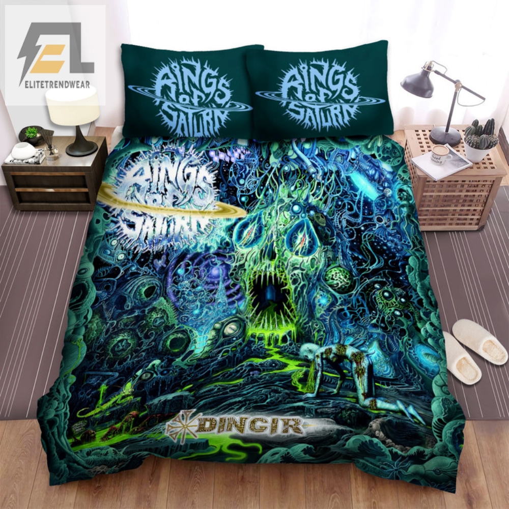 Sleep Like A Rock Star With These Rings Of Saturn Bedsheets