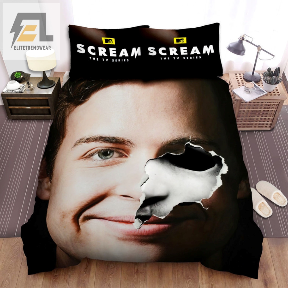 Scream Tv Series Bedding Set Wrap Yourself In Horror  Laughter