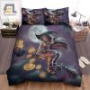 Spooktacular Witchy Bedding Hang On Black Cat Sheets elitetrendwear 1