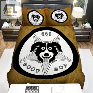 Unleash The Good Boy Vibes With Mr. Pickles 666 Bedding Sets elitetrendwear 1 1
