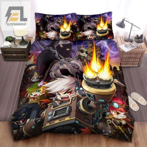 Transform Your Bed Into A Resistance Hideout With Maplestory Bedding Set elitetrendwear 1 1