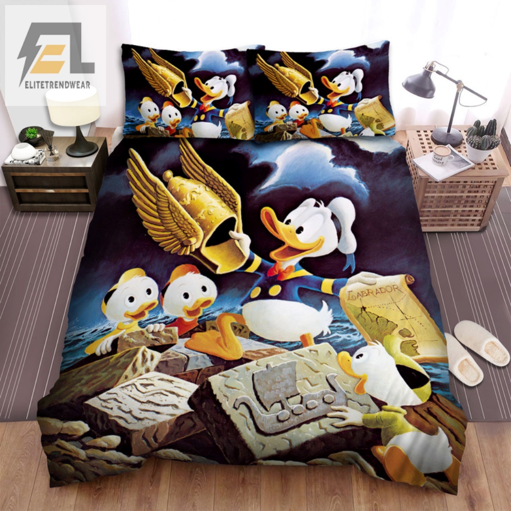 Quack Up Your Bedding Game With Donald Duck  Co. Thors Golden Viking Hat Set