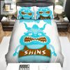 The Shins Blue Monster Bedding Sleep With The Band elitetrendwear 1