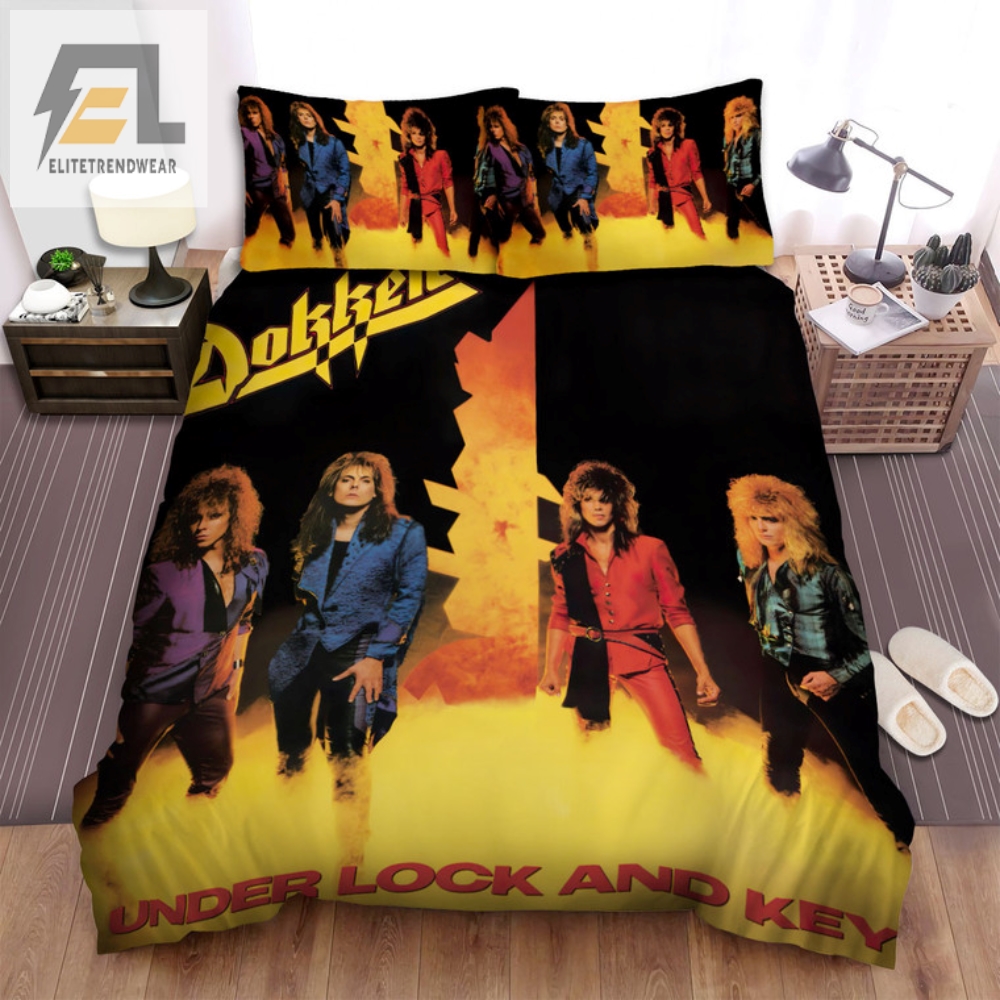 Unlock Sweet Dreams Dokken Bed Sheets  Duvet Sets