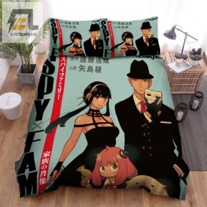 Snuggle With Spies Forger Family Black Bedding Set Laughs elitetrendwear 1 1
