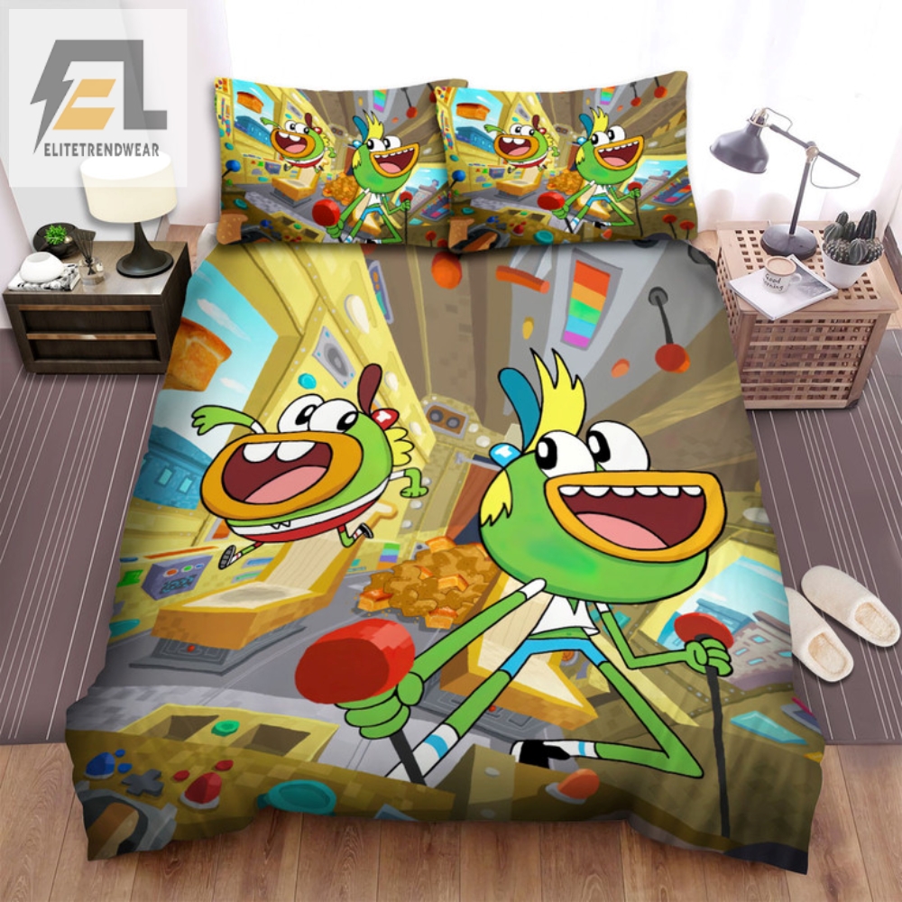 Quirky Breadwinners Bread Car Bedding Set  Sleep With A Smile
