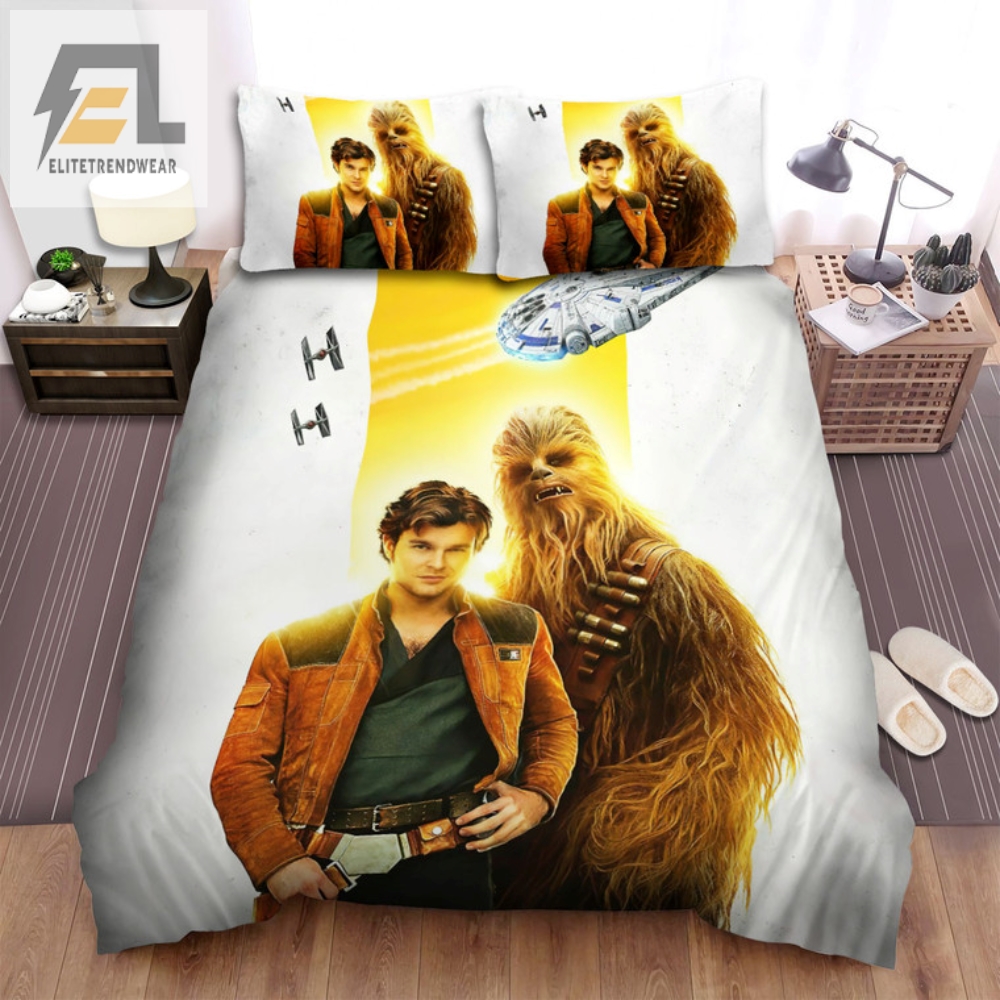 Dream Of Chasing Solo Hilarious Star Wars Bedding Set
