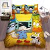 Quirky Rockos Comics Bed Set Sleep With A Smile elitetrendwear 1