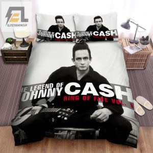 Sleep In Style Johnny Cash Ring Of Fire Bedding Set elitetrendwear 1 1