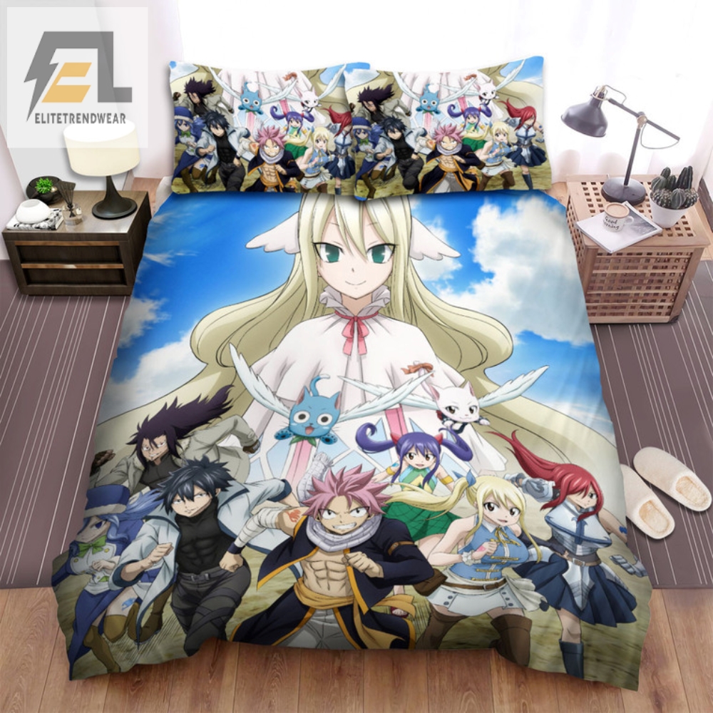 Dream With Natsu Hilarious Fairy Tail Bedding Set