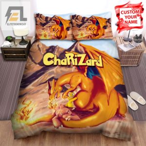 Sleep Tight Charizard Charmander Custom Name Bed Set elitetrendwear 1 1