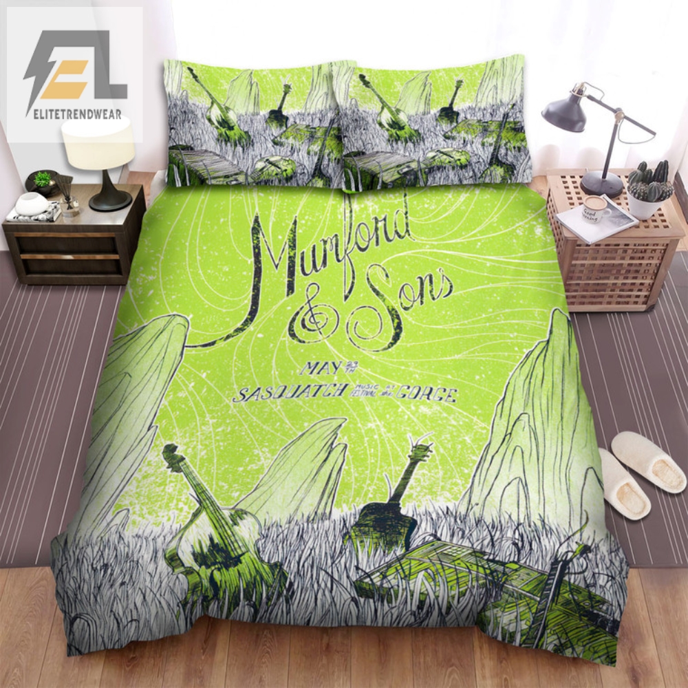 Dreaming With Mumford Hilarious Green Bedding Sets