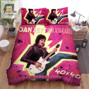 Rock N Roll Dreams Joan Jett Funny Bedding Set elitetrendwear 1 1