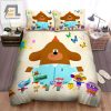 Duggee Friends Duvet Hilarious Party Bed Sheets Set elitetrendwear 1