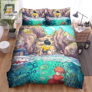 Snuggle With Ponyo Quirky 2008 Movie Bedding Set Bliss elitetrendwear 1 1